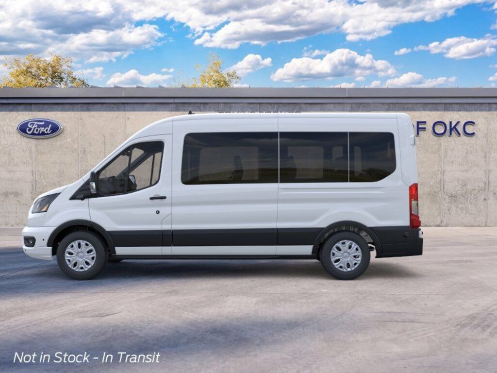 New 2026 Ford Transit Commercial Passenger Van XLT Wagon Medium Roof Van