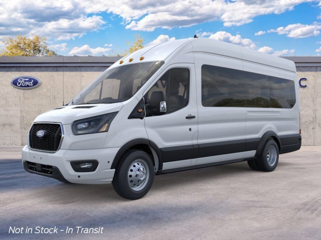 New 2026 Ford Transit Commercial Passenger Van XLT Wagon High Roof HD Ext. Van