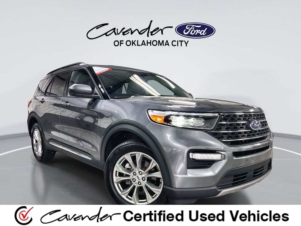 Carbonized Gray Metallic 2023 Ford Explorer XLT AWD SUV / Crossover All-Wheel Drive Automatic
