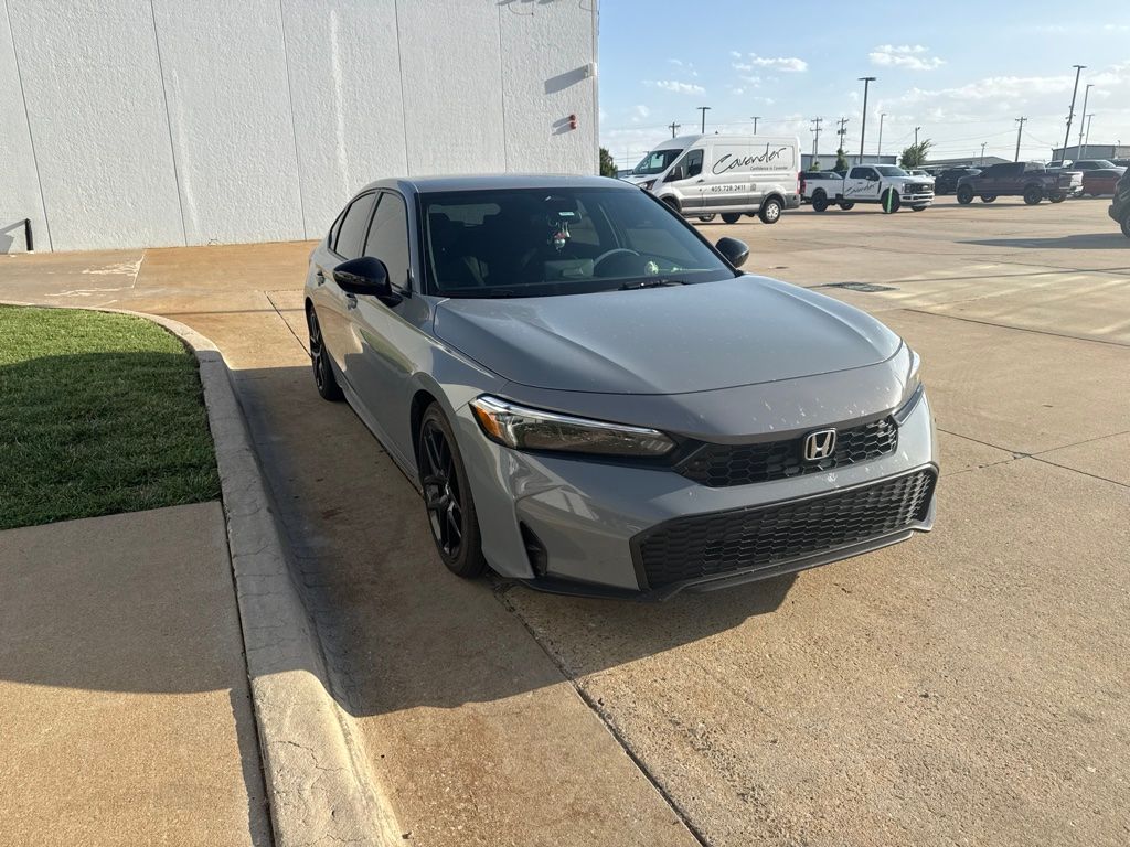 Urban Gray Pearl 2025 Honda Civic Hatchback Hatchback Front-Wheel Drive Continuously Variable Transmission