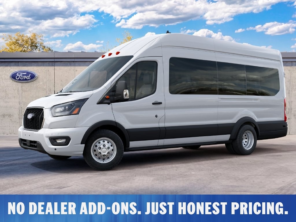 New 2027 Ford Transit Commercial Passenger Van XLT Wagon High Roof HD Ext. Van