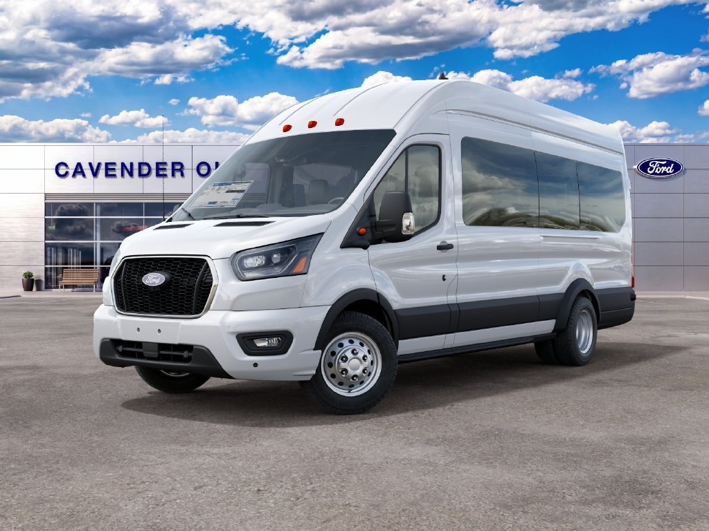 New 2027 Ford Transit Commercial Passenger Van XLT Wagon High Roof HD Ext. Van
