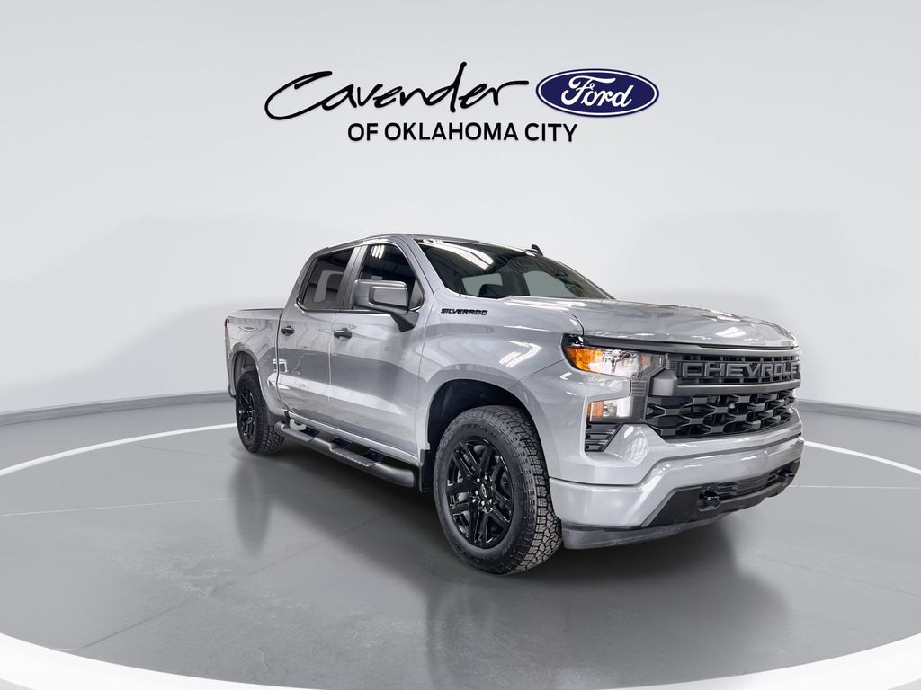 Certified 2024 Chevrolet Silverado 1500 Custom Blackout Truck