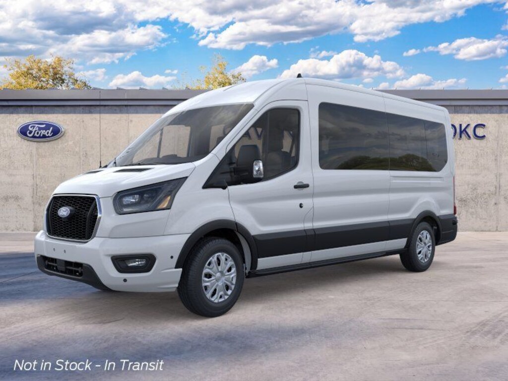 New 2026 Ford Transit Commercial Passenger Van XLT Wagon Medium Roof Van