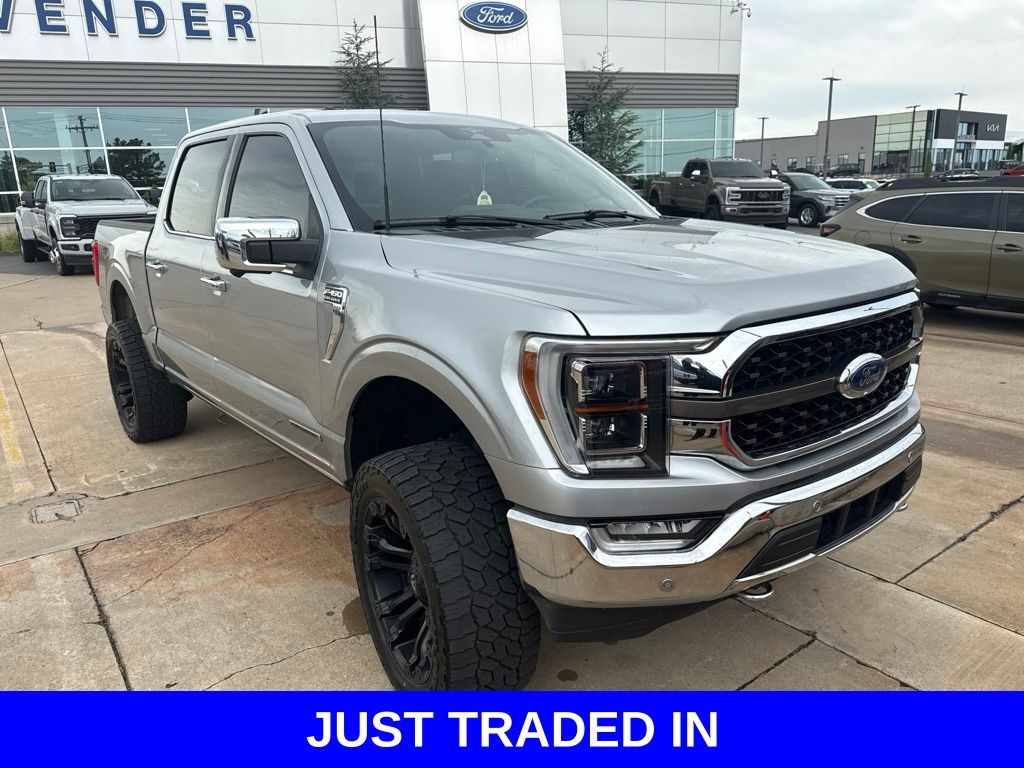 Iconic Silver Metallic 2023 Ford F-150 Pickup Truck Four-Wheel Drive Automatic