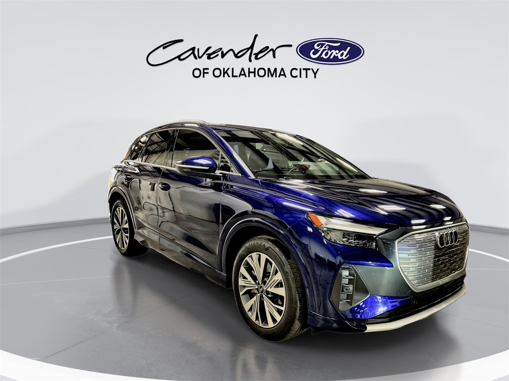 Used 2023 Audi Q4 e-tron Premium Plus with VIN WA1BCBFZ3PP023916 for sale in Oklahoma City, OK