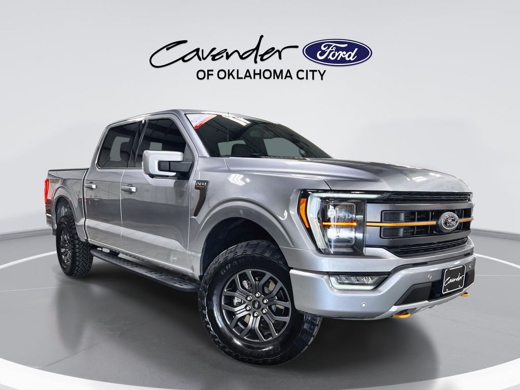 Iconic Silver Metallic 2023 Ford F-150 Pickup Truck Four-Wheel Drive Automatic