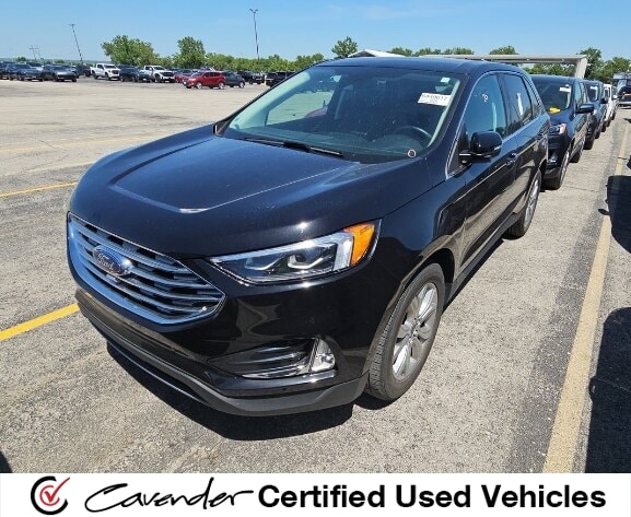Agate Black Metallic 2023 Ford Edge Titanium AWD SUV / Crossover All-Wheel Drive 8-Speed Automatic