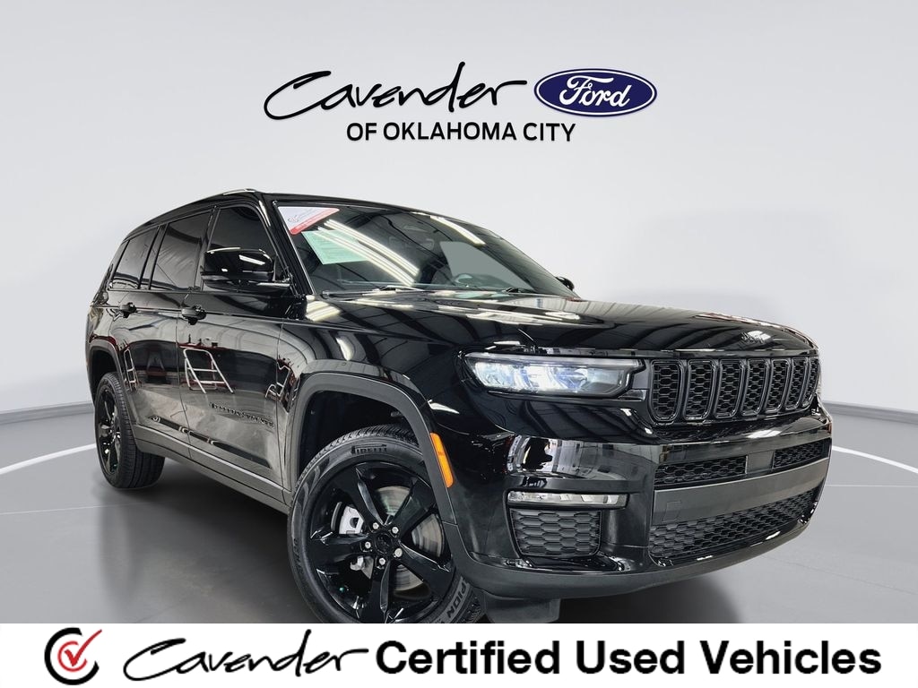 Diamond Black Crystal Pearlcoat 2025 Jeep Grand Cherokee L SUV / Crossover Four-Wheel Drive 8-Speed Automatic