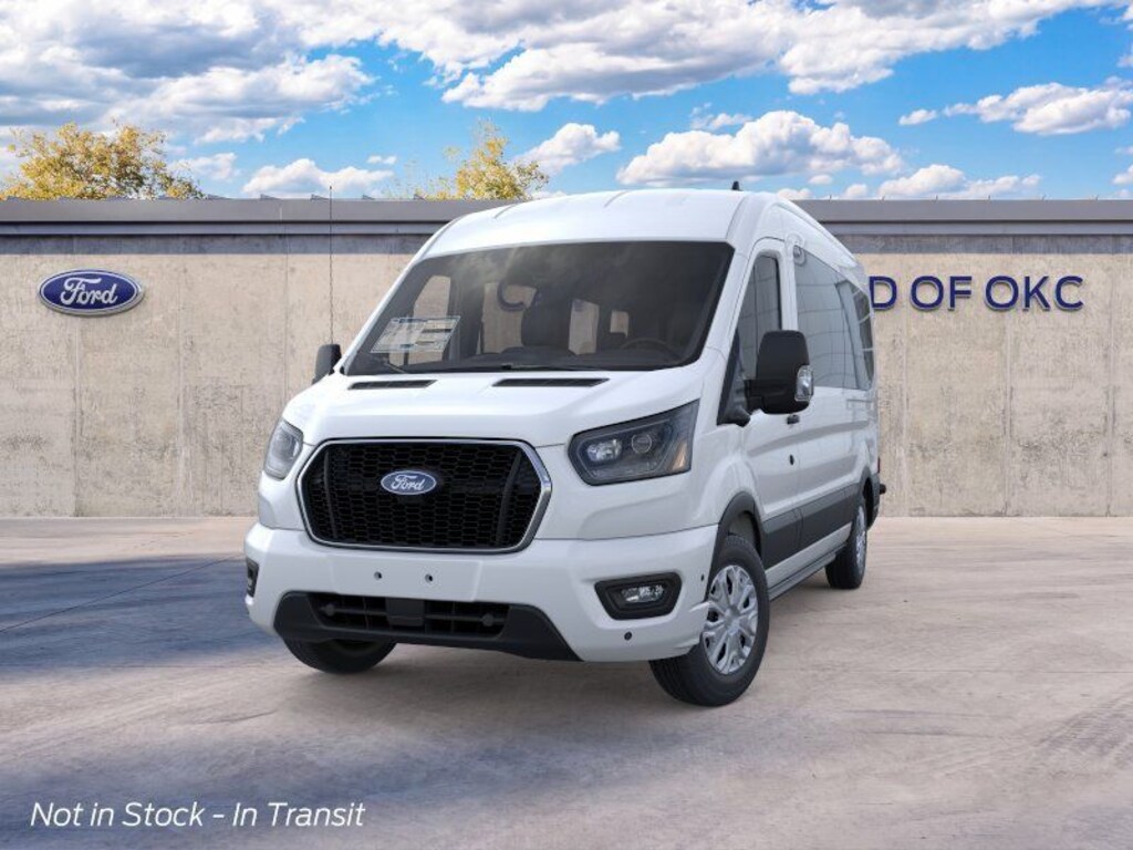 New 2026 Ford Transit Commercial Passenger Van XLT Wagon Medium Roof Van