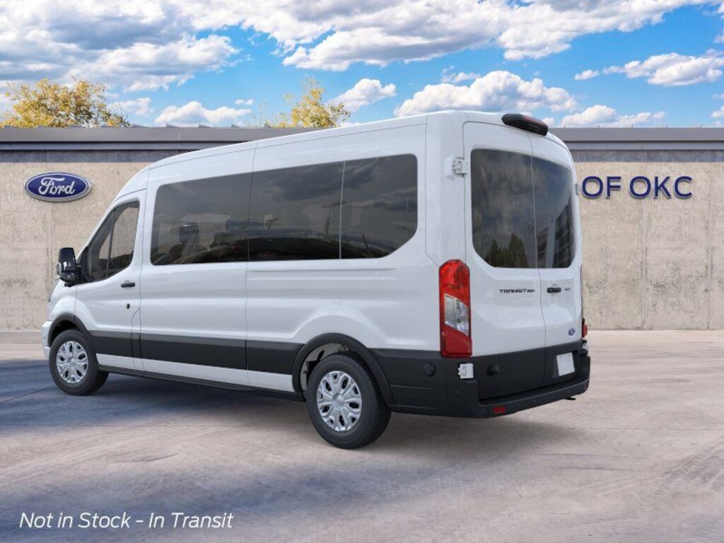 New 2026 Ford Transit Commercial Passenger Van XLT Wagon Medium Roof Van
