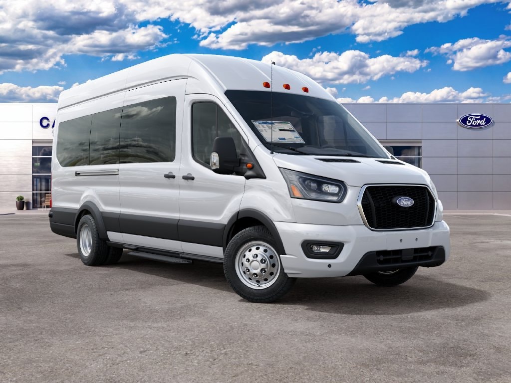 New 2027 Ford Transit Commercial Passenger Van XLT Wagon High Roof HD Ext. Van