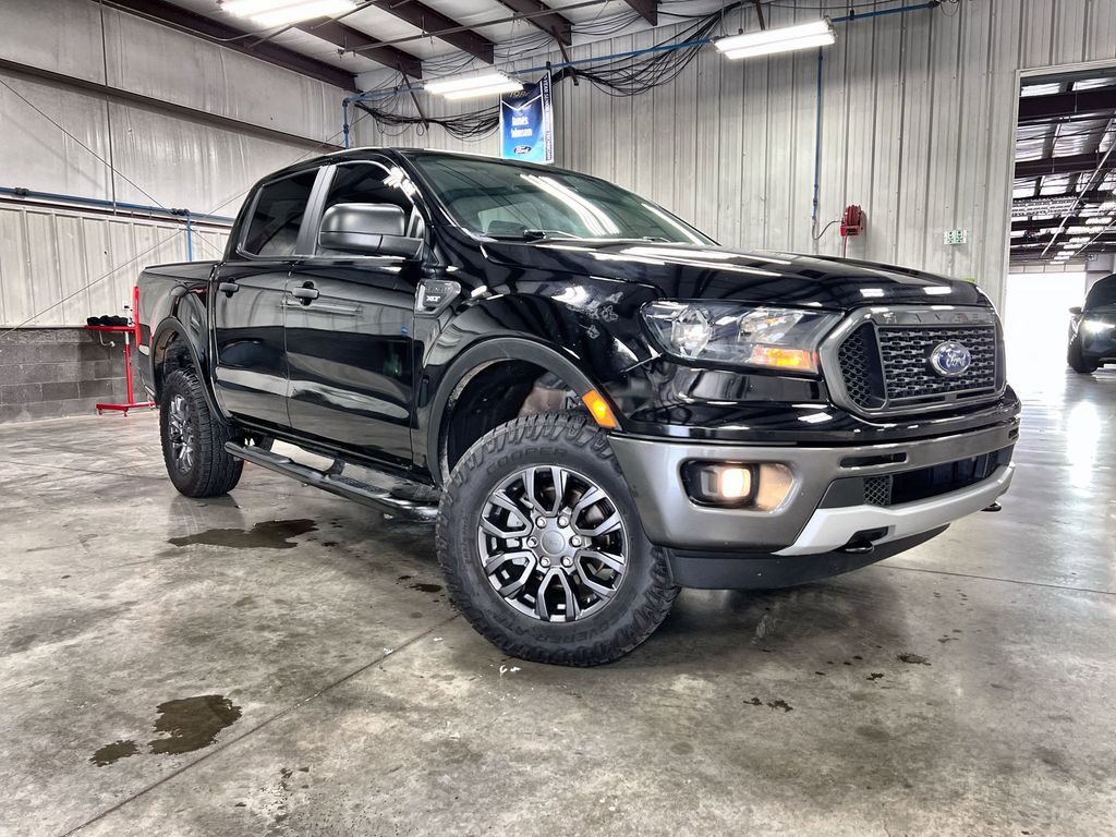 Shadow Black 2021 Ford Ranger XLT SuperCrew 4WD Pickup Truck Four-Wheel Drive Automatic