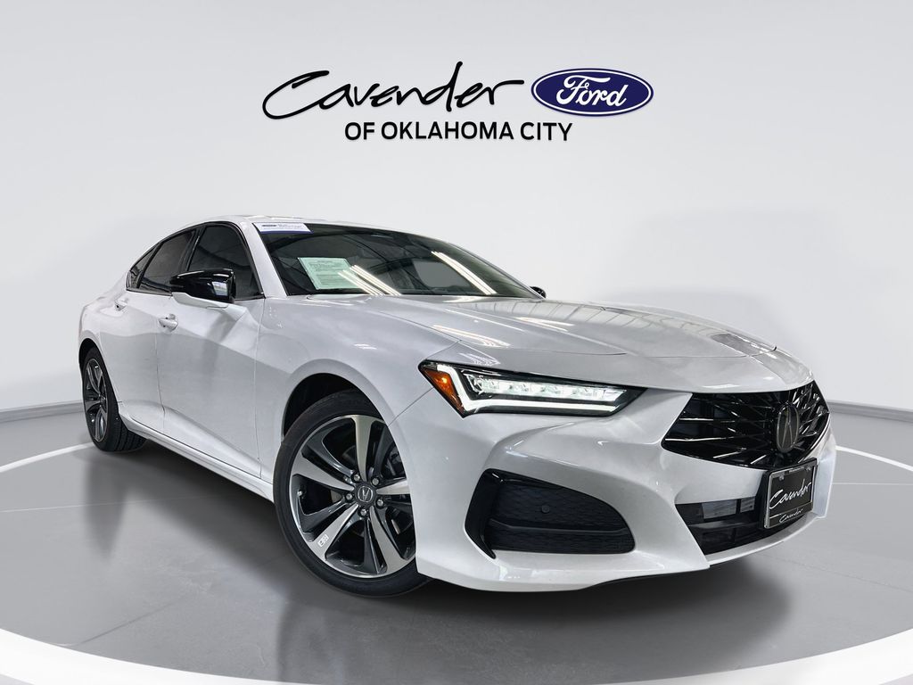 Platinum White Pearl 2025 Acura TLX Sedan Front-Wheel Drive Automatic