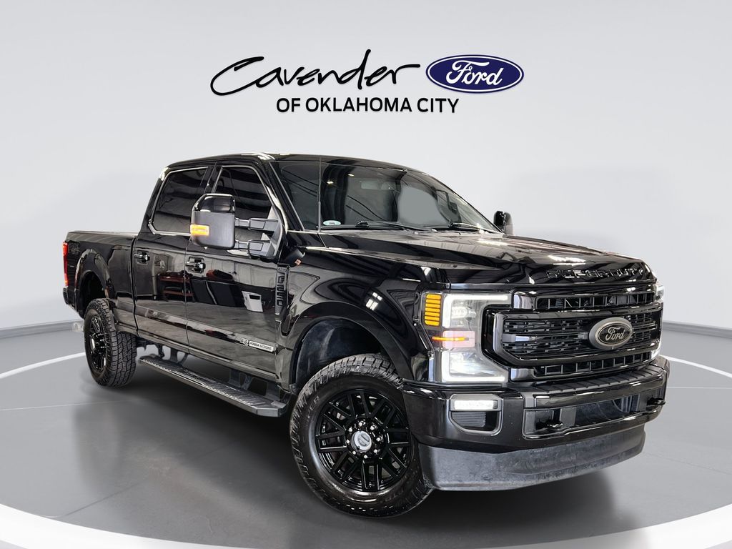 Agate Black Metallic 2022 Ford F-250 Super Duty Pickup Truck Four-Wheel Drive Automatic