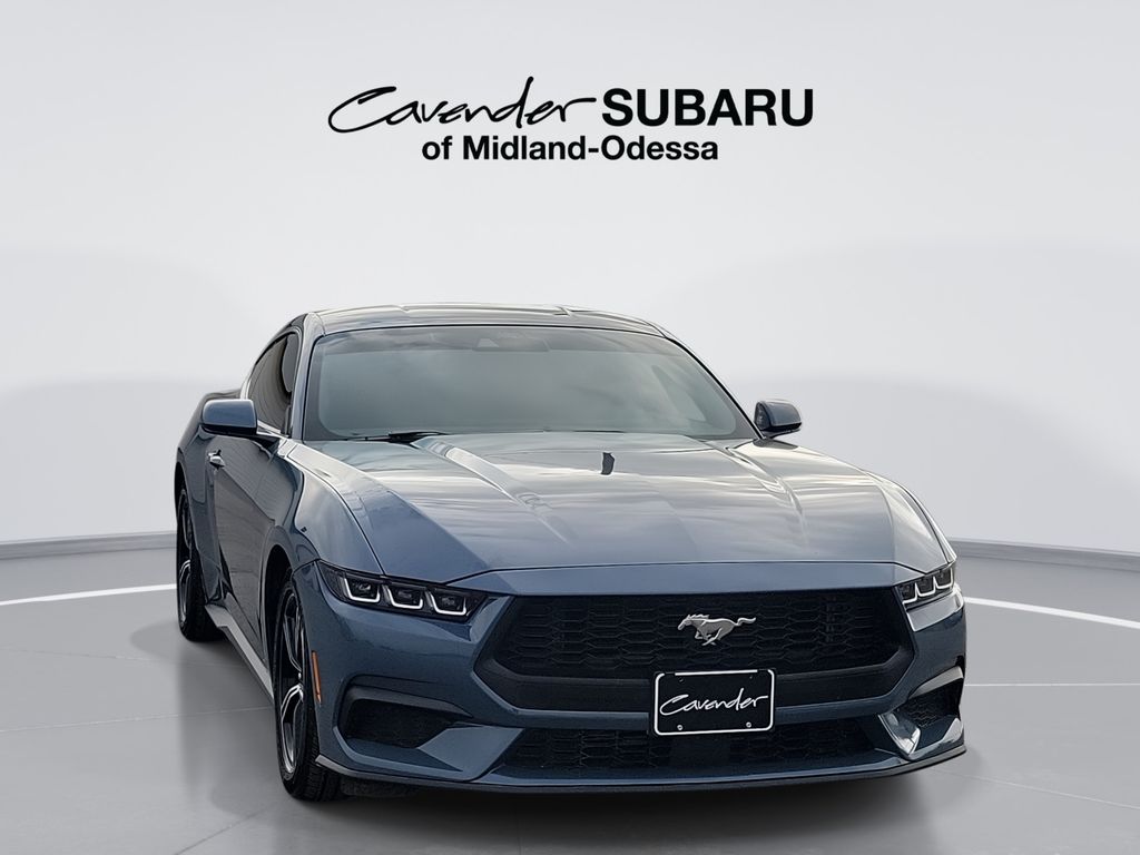 Vapor Blue Metallic 2025 Ford Mustang Coupe Rear-Wheel Drive Automatic