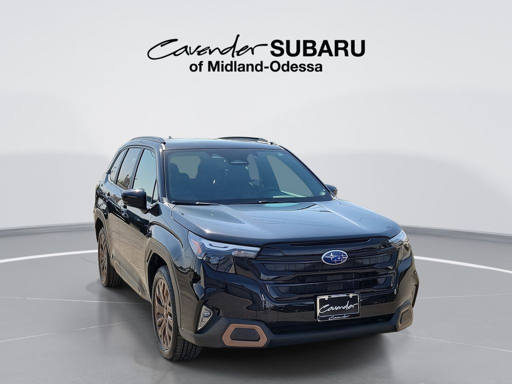 Crystal Black Silica 2026 Subaru Forester Sport Crossover AWD SUV / Crossover All-Wheel Drive Continuously Variable Transmission