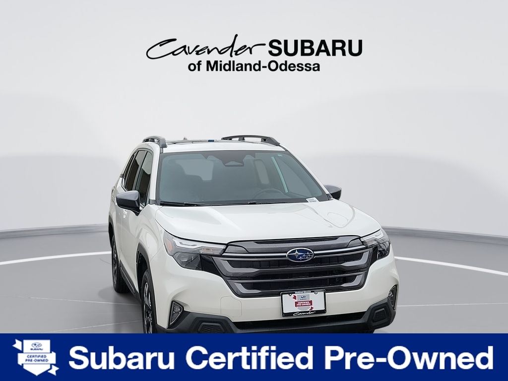 Crystal White Pearl 2026 Subaru Forester SUV / Crossover All-Wheel Drive Continuously Variable Transmission