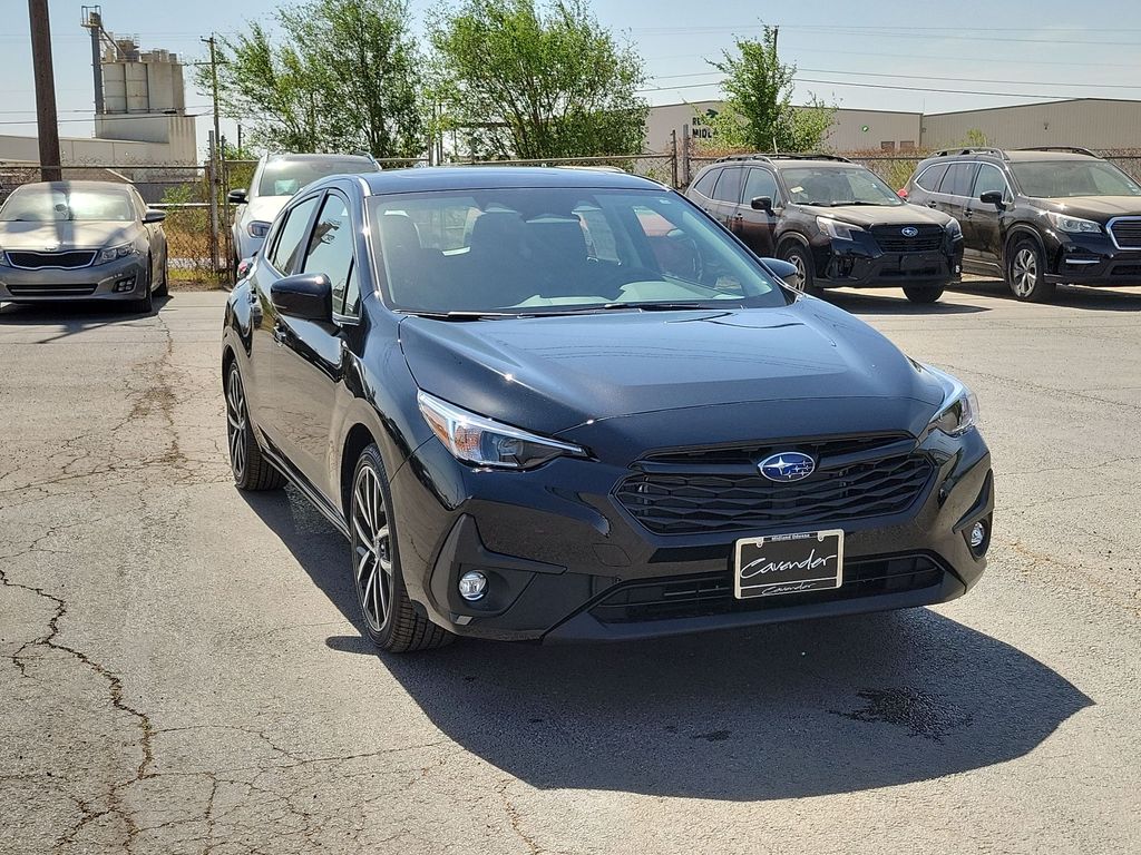 Crystal Black Silica 2026 Subaru Impreza Sport AWD Wagon All-Wheel Drive Continuously Variable Transmission