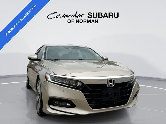 Champagne Frost Pearl 2018 Honda Accord 1.5T Touring FWD Sedan Front-Wheel Drive Continuously Variable Transmission