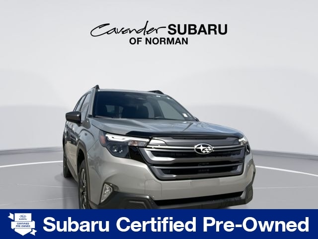 River Rock Pearl 2025 Subaru Forester Premium Crossover AWD SUV / Crossover All-Wheel Drive Continuously Variable Transmission