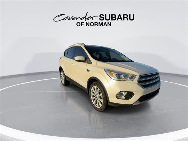 Used 2017 Ford Escape Titanium with VIN 1FMCU0J92HUC49138 for sale in Norman, OK