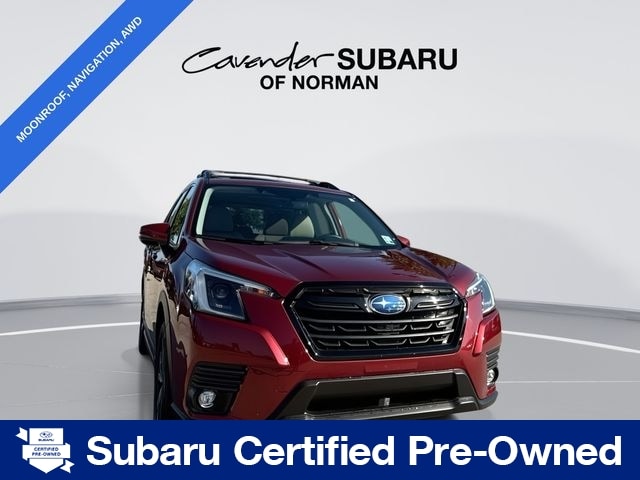Crimson Red Pearl 2024 Subaru Forester SUV / Crossover All-Wheel Drive 7-Speed CVT
