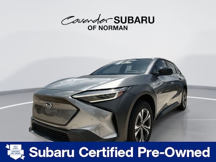 Featured Used 2023 Subaru Solterra Premium SUV JTMABABAXPA017693 PA017693 for Sale in OKC