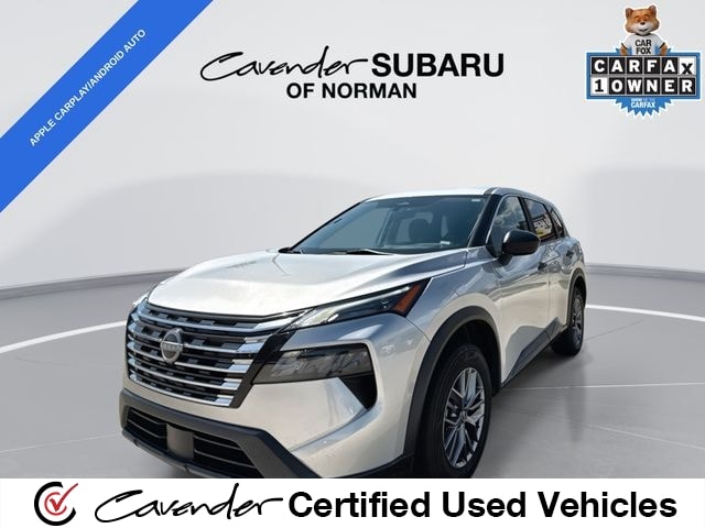 Brilliant Silver Metallic 2024 Nissan Rogue SUV / Crossover Front-Wheel Drive Continuously Variable Transmission