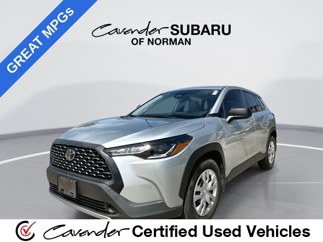 Sonic Silver 2023 Toyota Corolla Cross SUV / Crossover Front-Wheel Drive Continuously Variable Transmission