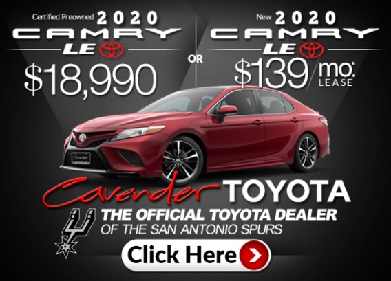 Cavender Toyota Toyota Dealership San Antonio Tx Serving New Braunfels