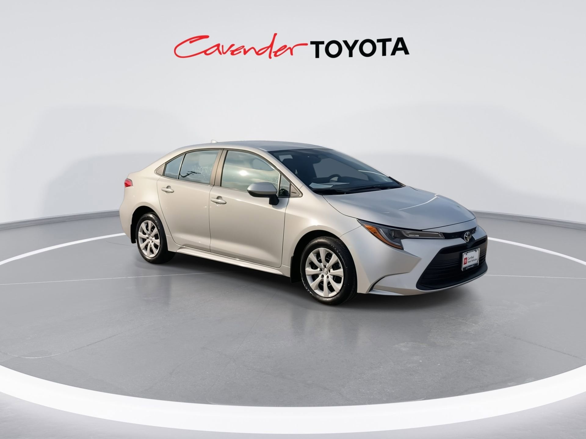 Certified 2025 Toyota Corolla LE with VIN 5YFB4MDE3SP285828 for sale in San Antonio, TX