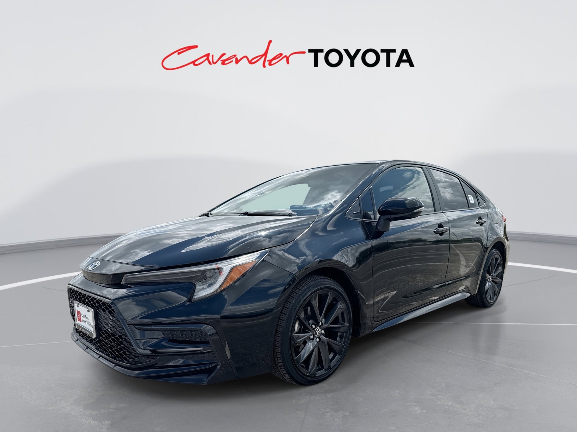 Midnight Black 2024 Toyota Corolla Hybrid SE FWD Sedan Front-Wheel Drive Continuously Variable Transmission
