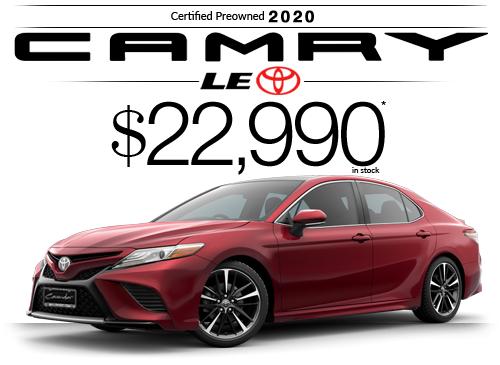 Click Here for Availability and Pricing from Cavender Toyota