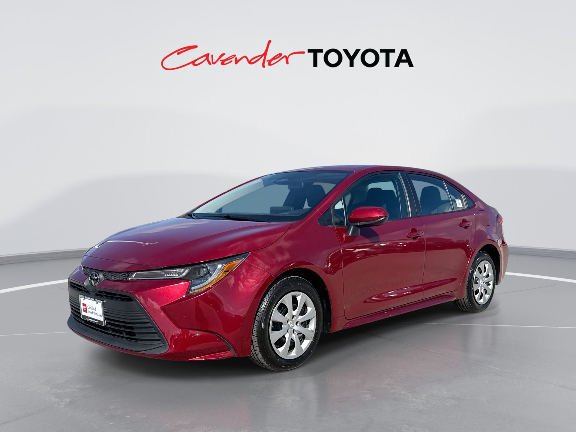Red (Ruby Flare Pearl) 2025 Toyota Corolla Sedan Front-Wheel Drive Continuously Variable Transmission