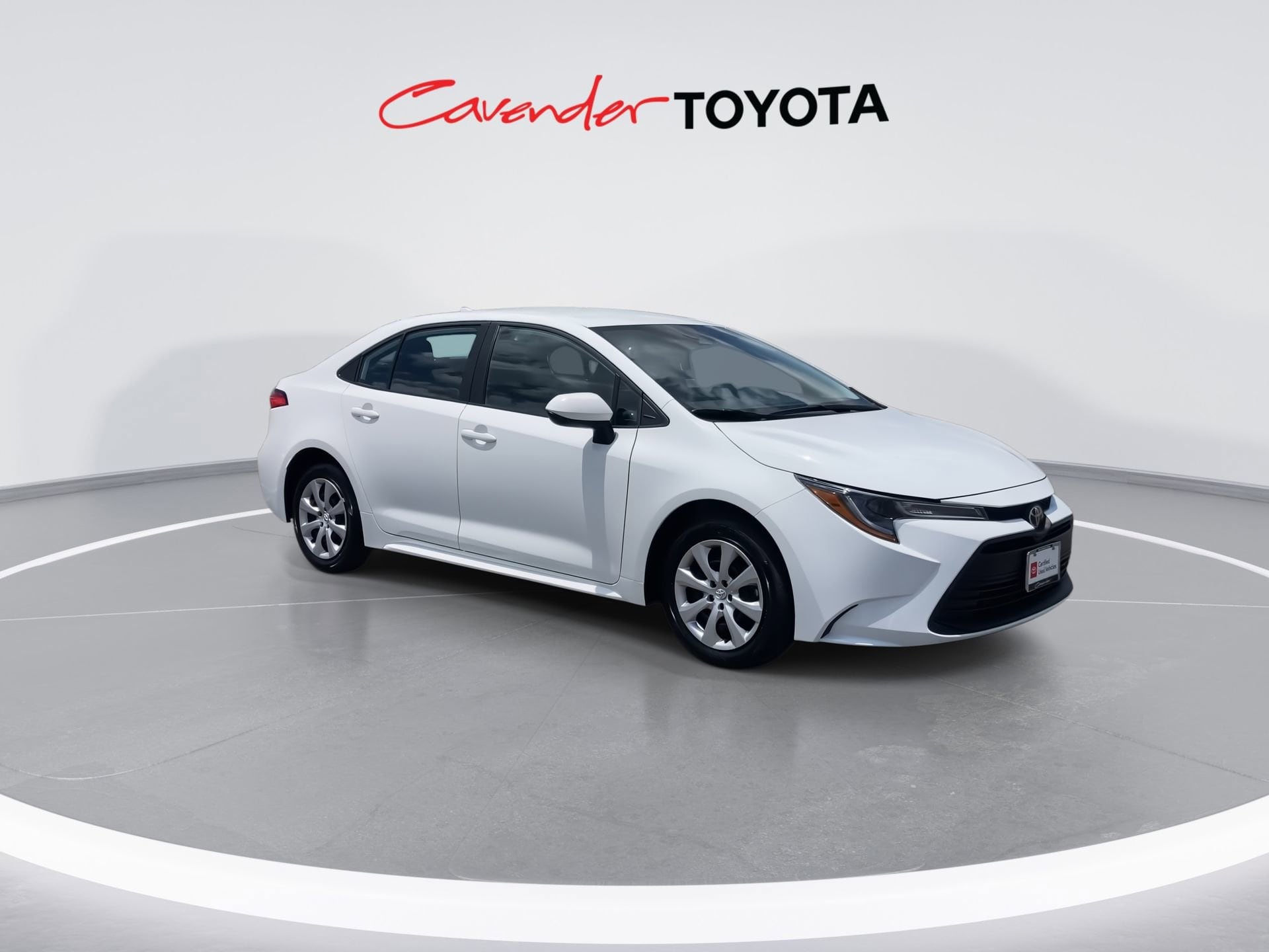 Certified 2025 Toyota Corolla LE with VIN 5YFB4MDEXSP310580 for sale in San Antonio, TX