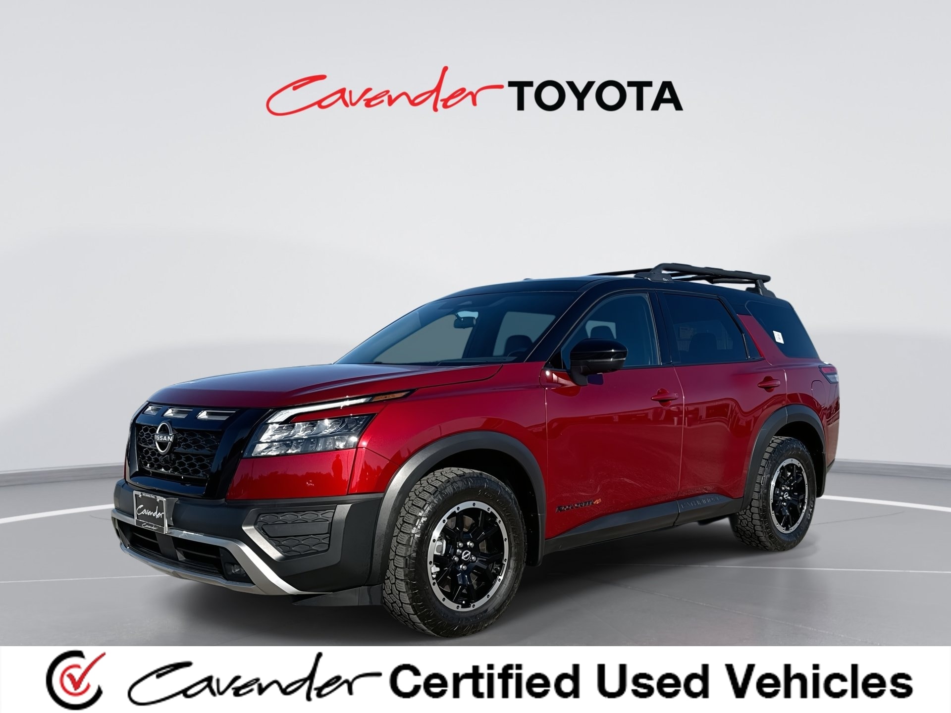 Red (Scarlet Ember Tintcoat/Super Black) 2024 Nissan Pathfinder SUV / Crossover All-Wheel Drive 9-Speed Automatic
