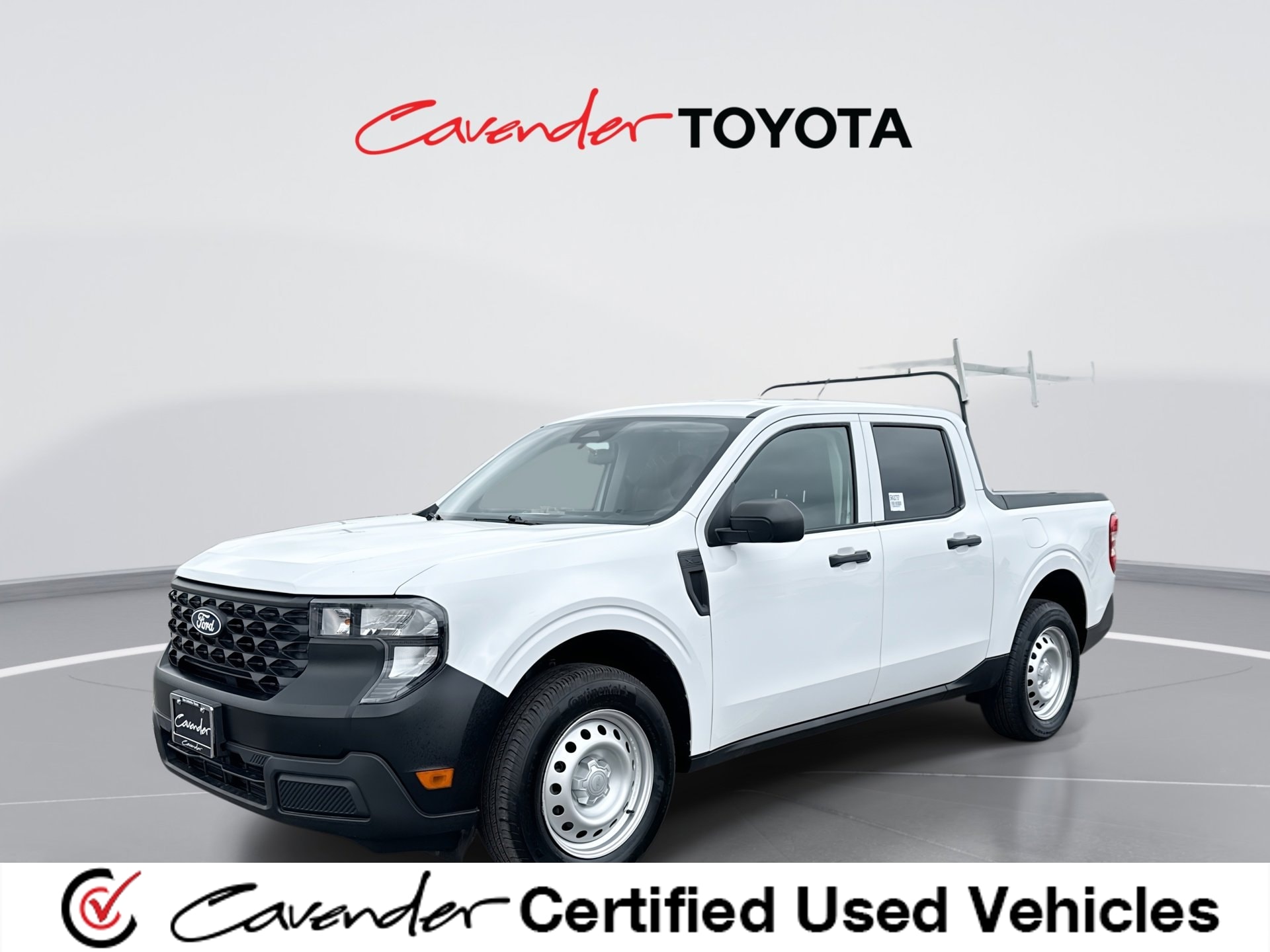 Oxford White 2025 Ford Maverick XL SuperCrew AWD Pickup Truck All-Wheel Drive Continuously Variable Transmission