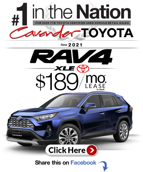 Click Here for Availability and Pricing from Cavender Toyota