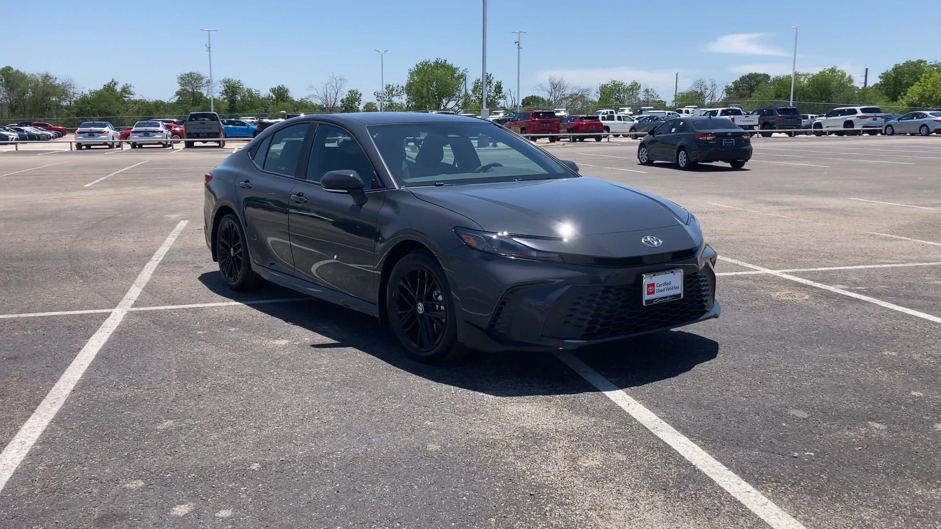 Certified 2025 Toyota Camry SE with VIN 4T1DAACK4SU141162 for sale in San Antonio, TX