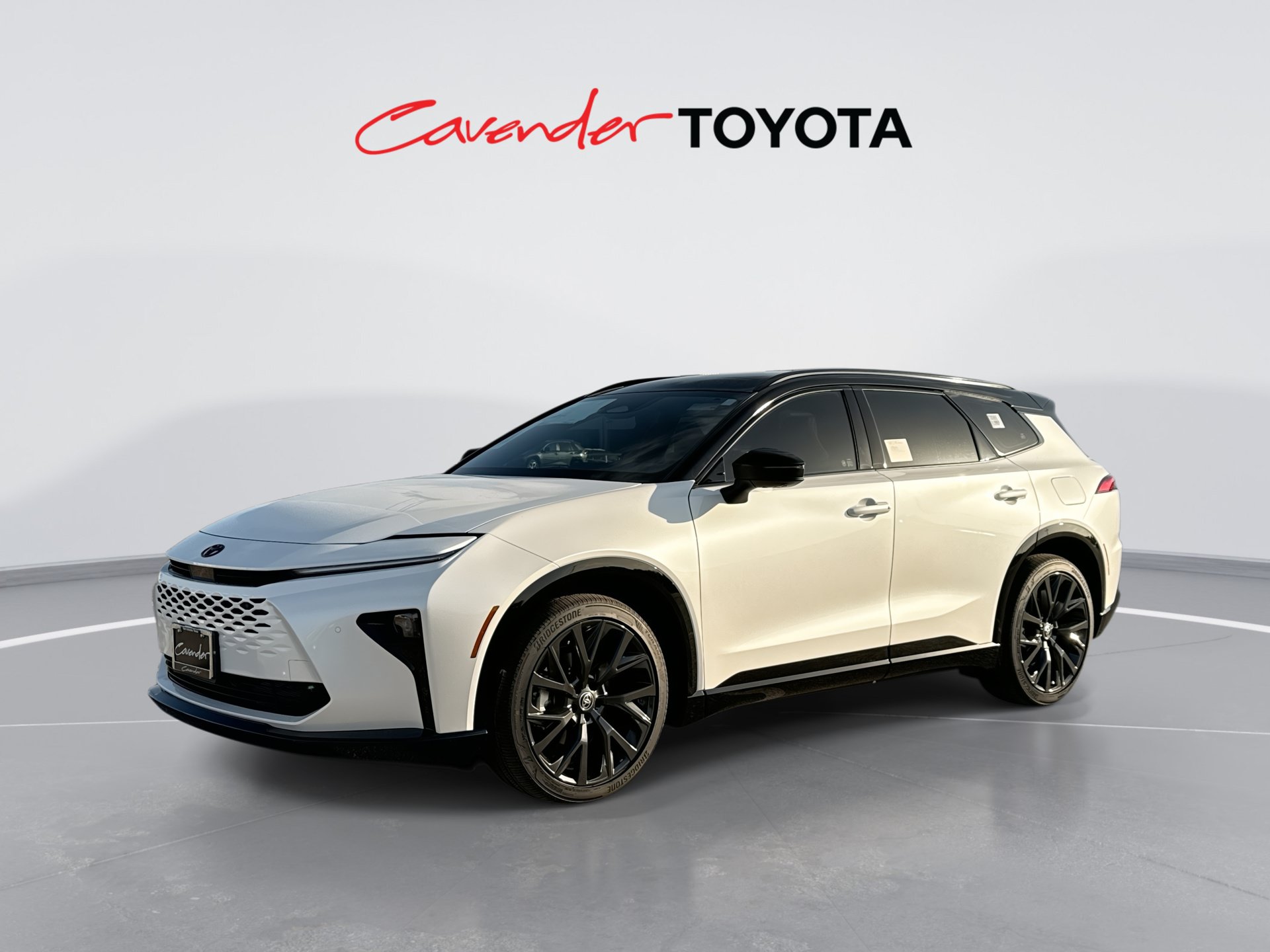 Oxygen White with Black roof 2026 Toyota Crown Signia SUV / Crossover All-Wheel Drive Continuously Variable Transmission