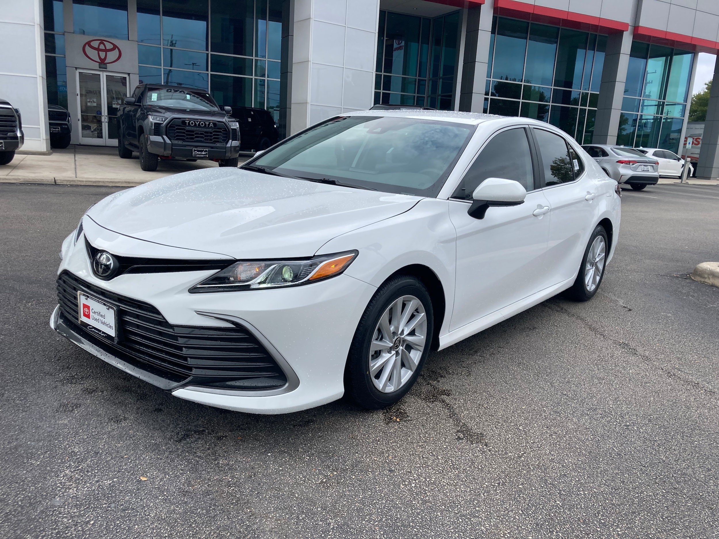 Certified 2024 Toyota Camry LE with VIN 4T1C11AK9RU863073 for sale in San Antonio, TX