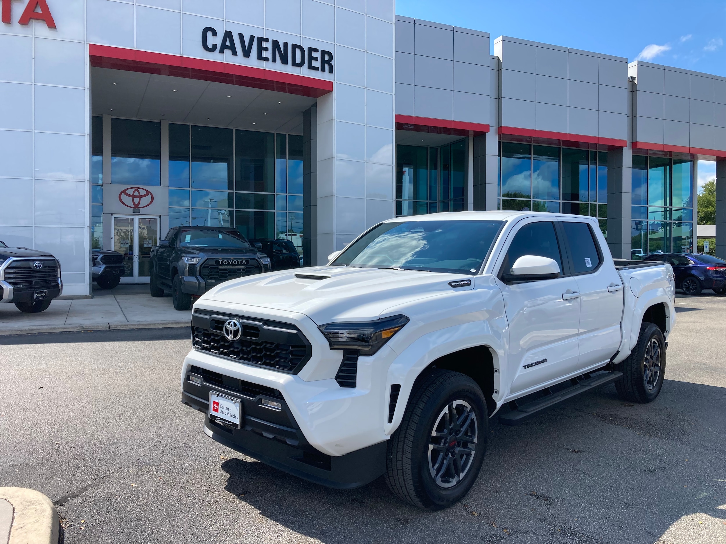 Certified 2024 Toyota Tacoma TRD Sport with VIN 3TYLC5LN0RT002368 for sale in San Antonio, TX