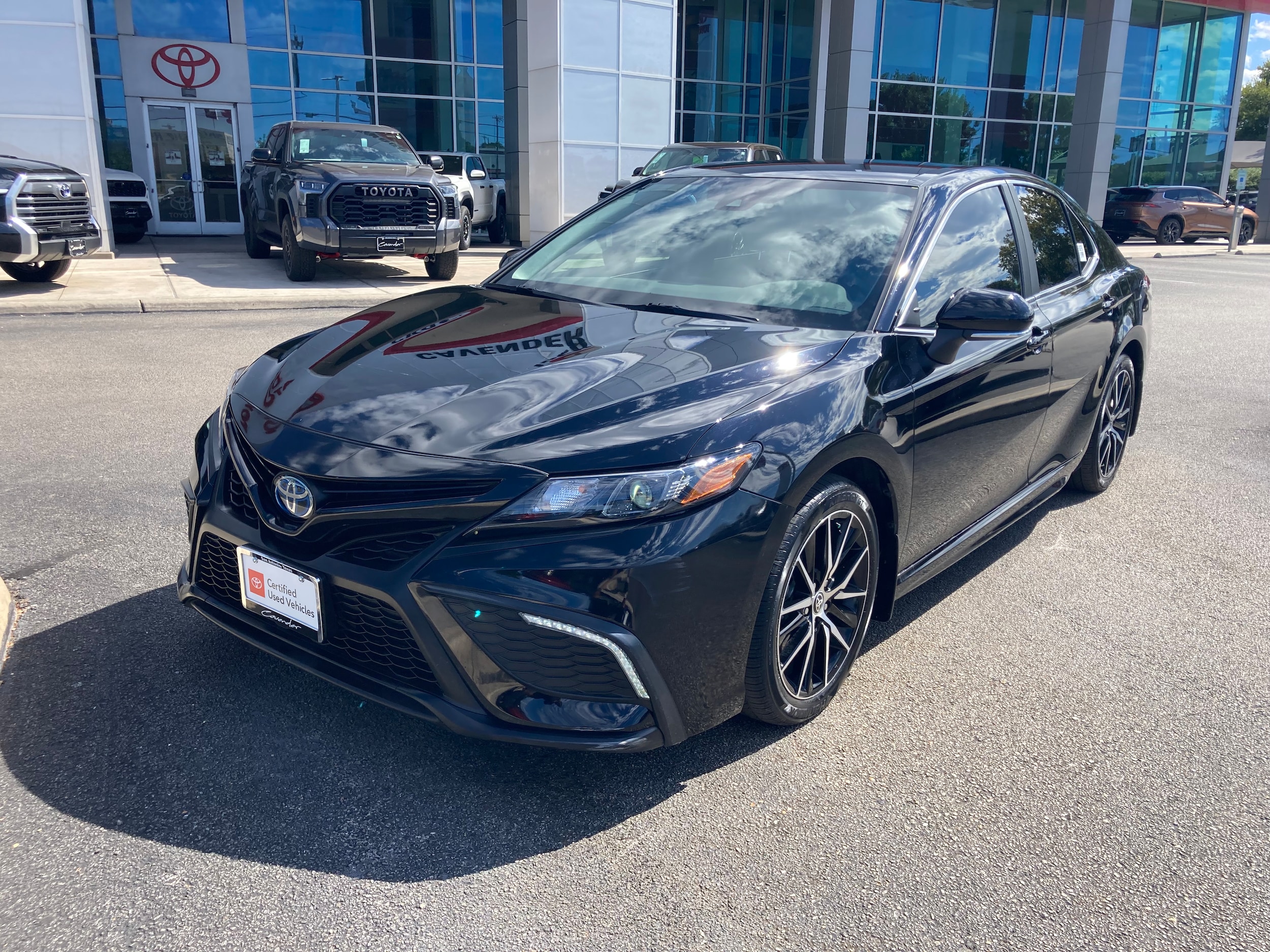 Certified 2023 Toyota Camry SE with VIN 4T1G31AK5PU609756 for sale in San Antonio, TX