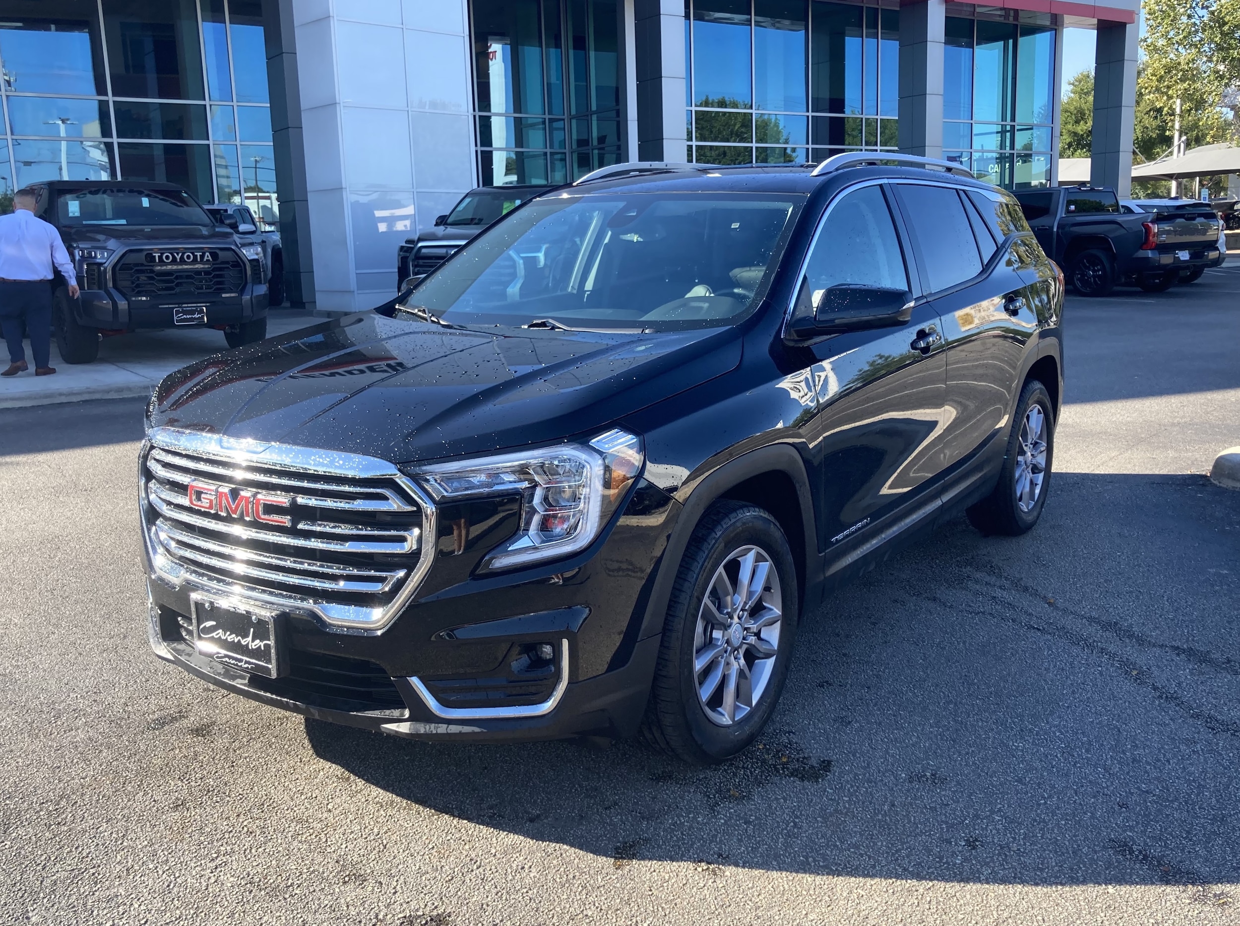 Used 2024 GMC Terrain SLT with VIN 3GKALVEG9RL147596 for sale in San Antonio, TX