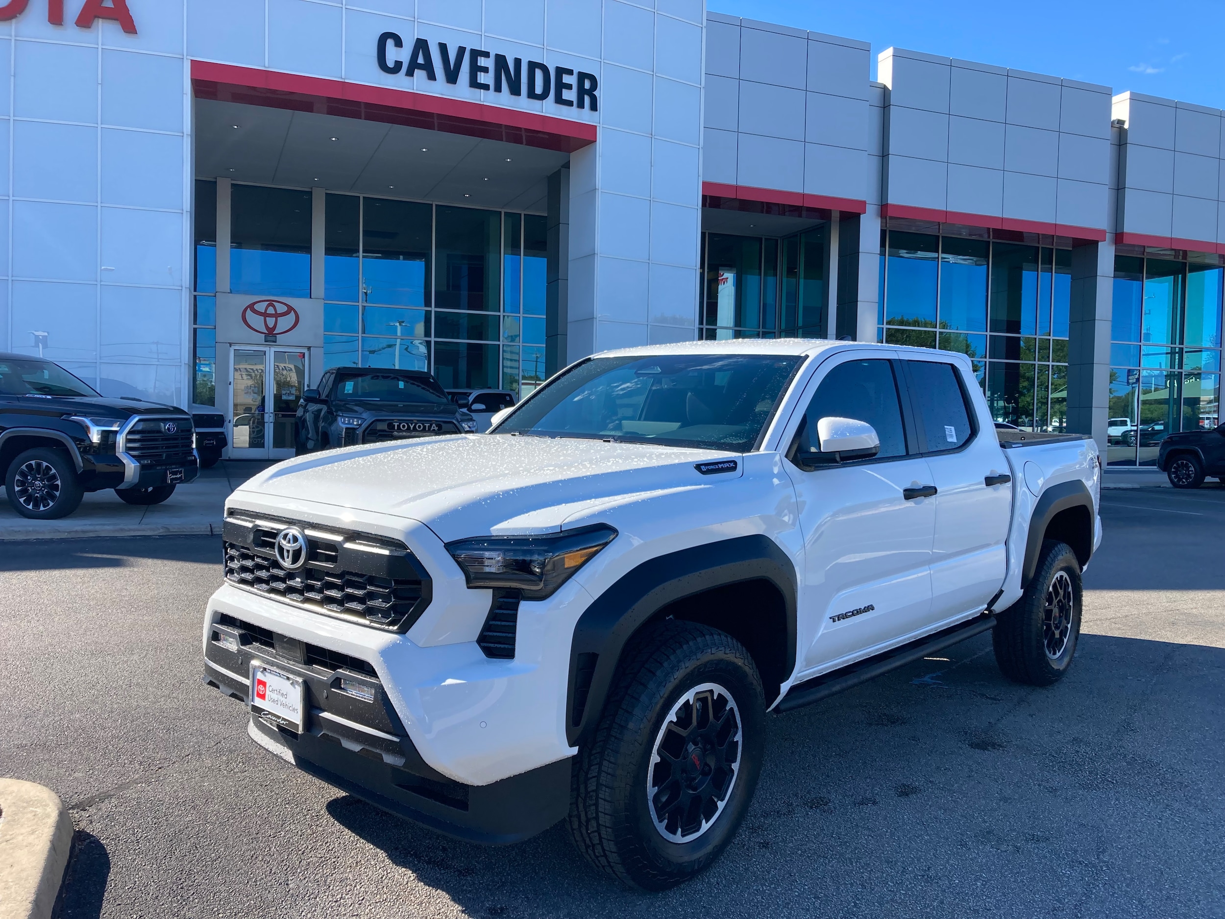 Certified 2024 Toyota Tacoma TRD Off Road with VIN 3TYLC5LN8RT001856 for sale in San Antonio, TX