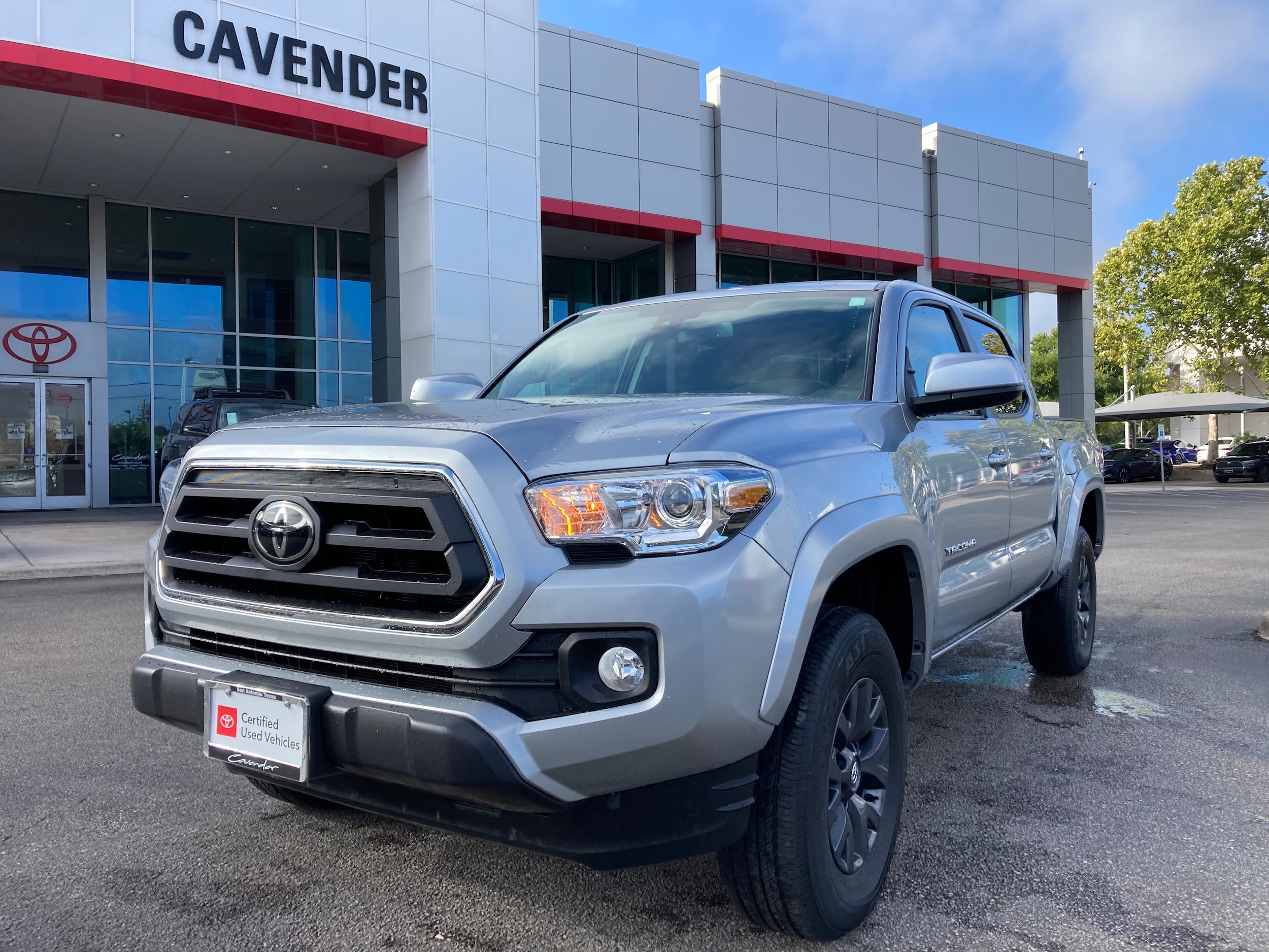 Used 2023 Toyota Tacoma SR5 with VIN 3TMCZ5AN2PM596326 for sale in San Antonio, TX