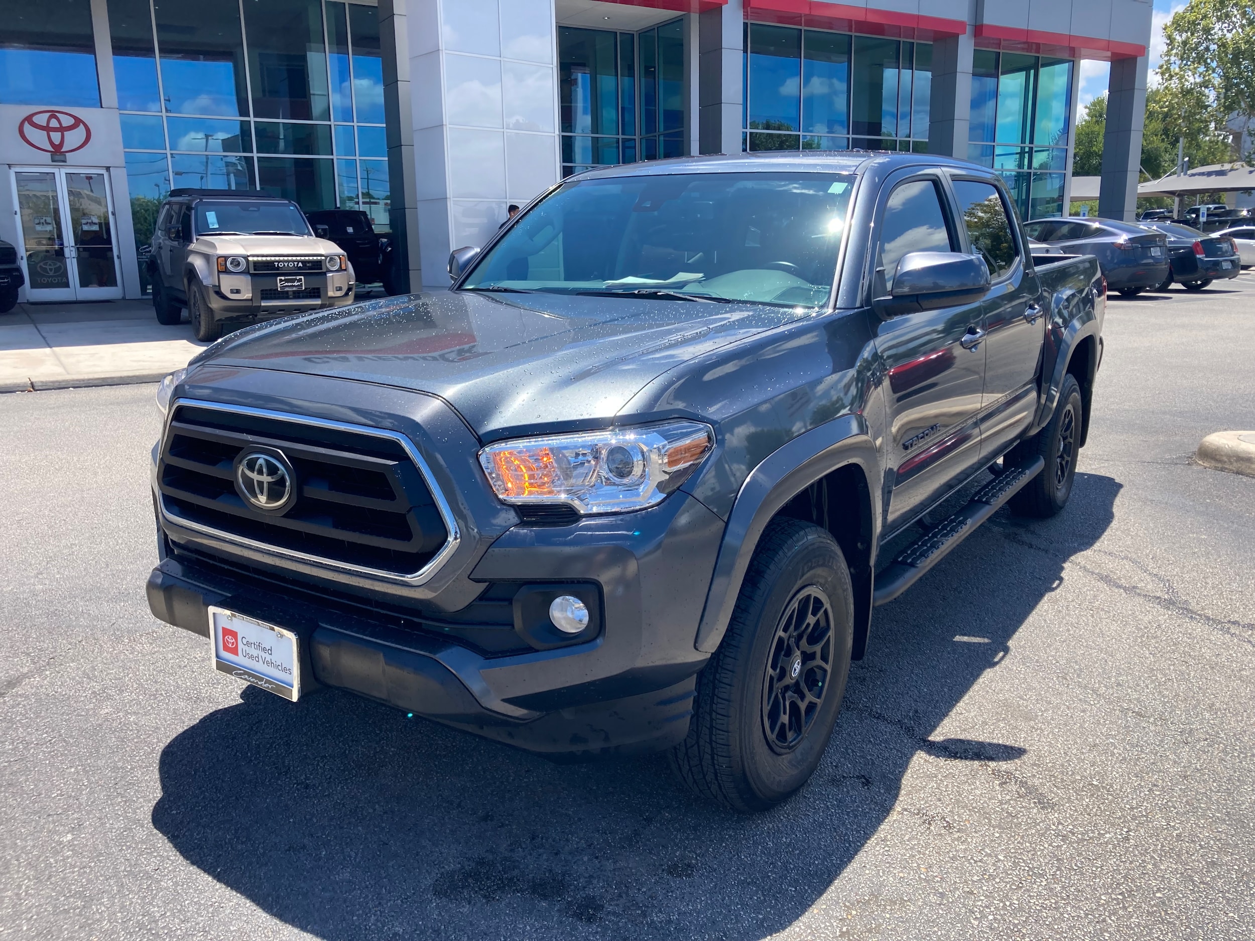 Certified 2022 Toyota Tacoma SR5 with VIN 3TMAZ5CN4NM195829 for sale in San Antonio, TX