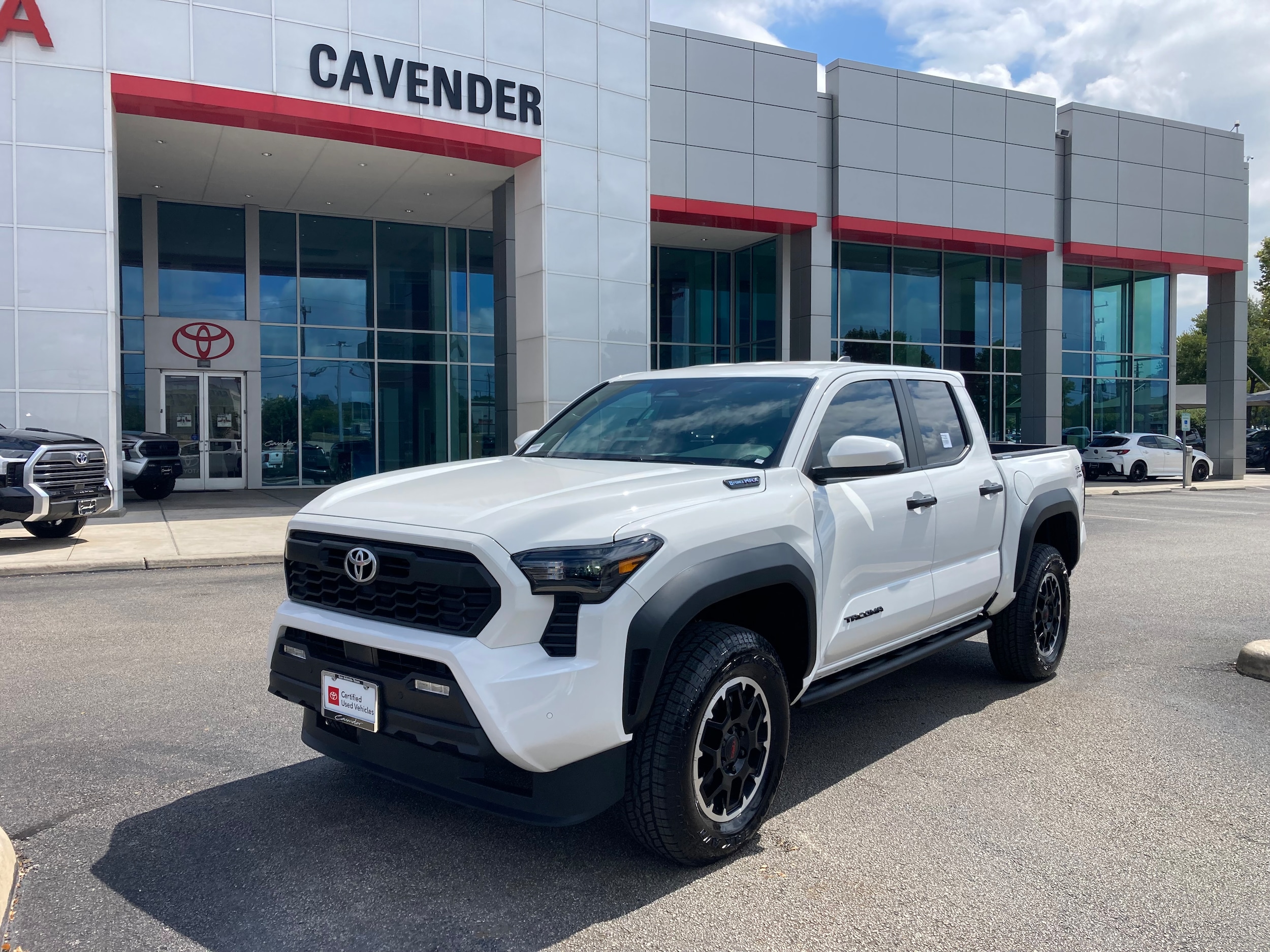 Certified 2024 Toyota Tacoma TRD Off Road with VIN 3TYLC5LN5RT002561 for sale in San Antonio, TX