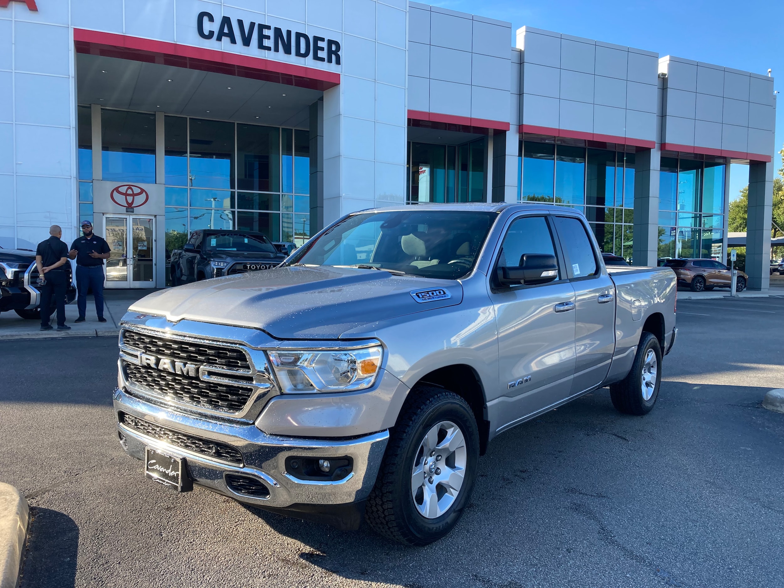 Used 2022 RAM Ram 1500 Pickup Big Horn/Lone Star with VIN 1C6SRFBT6NN465358 for sale in San Antonio, TX